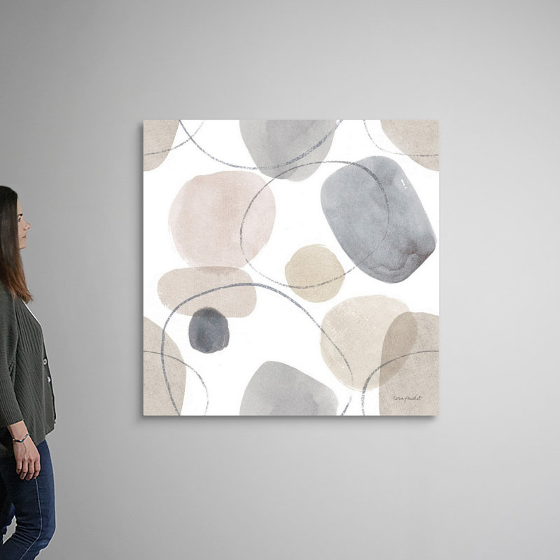 «Think Neutral 14» par Lisa Audit - reproduction d'art, Toile tendue, H 48 po x l 48 po x P 1,25 po