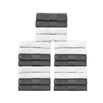 Wash Cloths 100% Cotton 600 GSM Soft Absorbent, Quick Drying