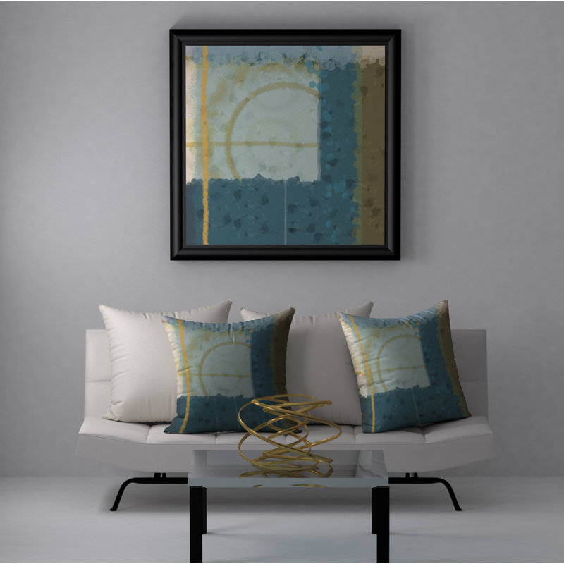 Housse de coussin carrée décorative fiable drool, 24 po x 24 po