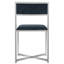 Chaise d'appoint rembourrée en métal Walsh-23706766