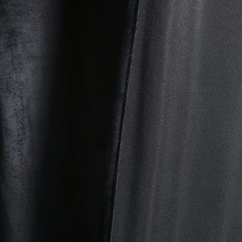 Paire de rideaux isolants Prima Velvet, l 38 po x L 95 po, Noir