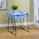 Table de bout de style traîneau avec rangement Isay