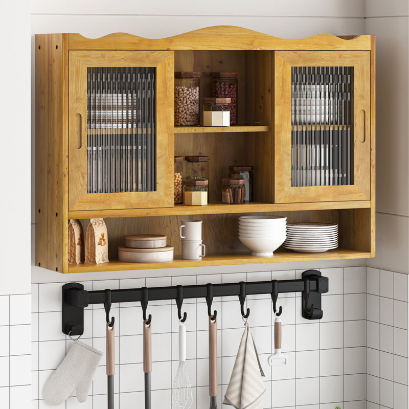 Armoire murale l 35,4 po, Naturel