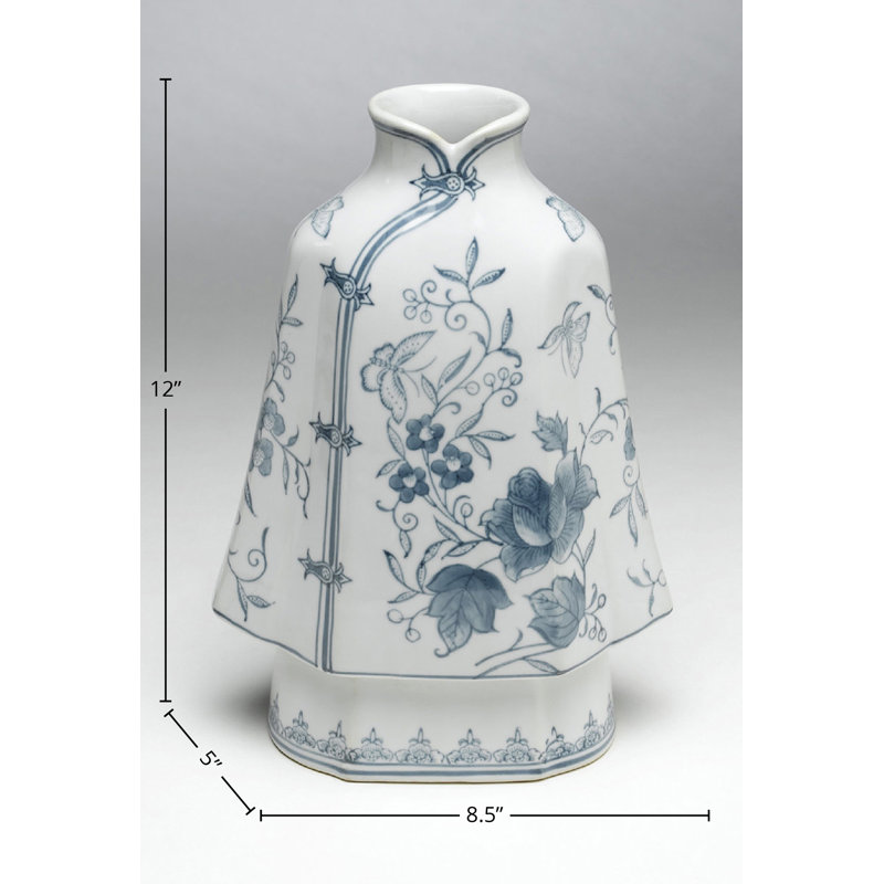 Brumit Porcelain Kimono Shaped Vase
