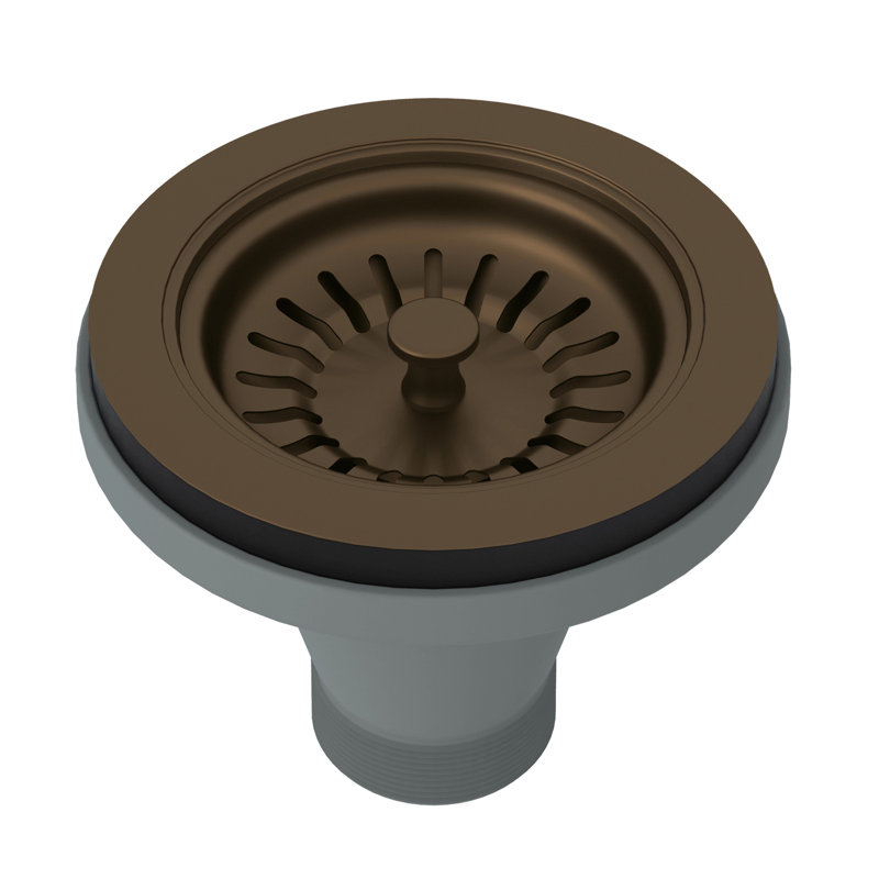 Rohl Basket Strainer, English Bronze