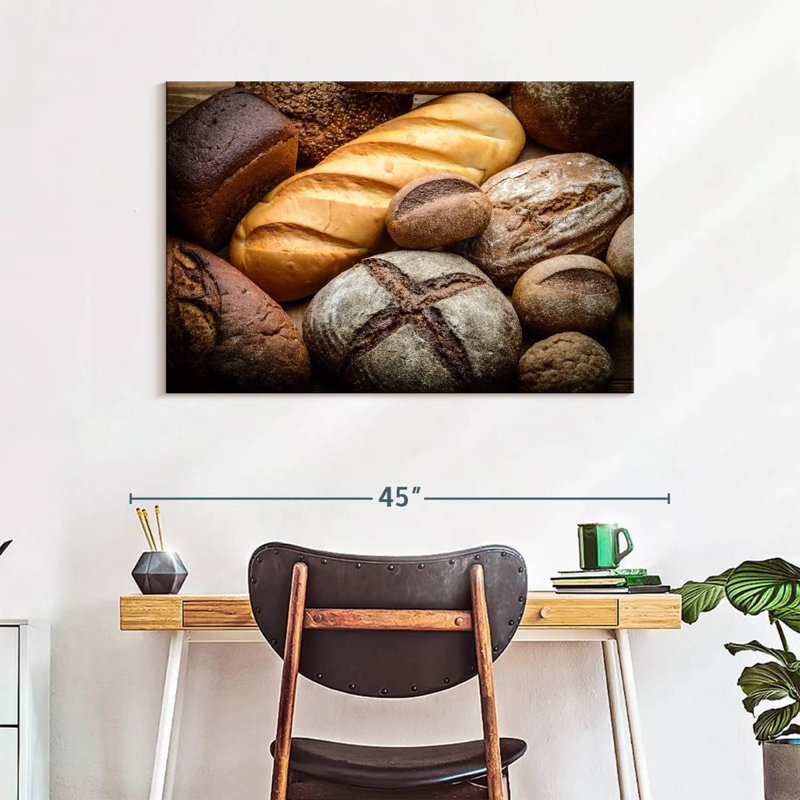 Freshly Baked Breads, 26" H x 39" W