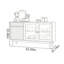 Buffet de rangement multifonctionnel en bois massif-1746928452