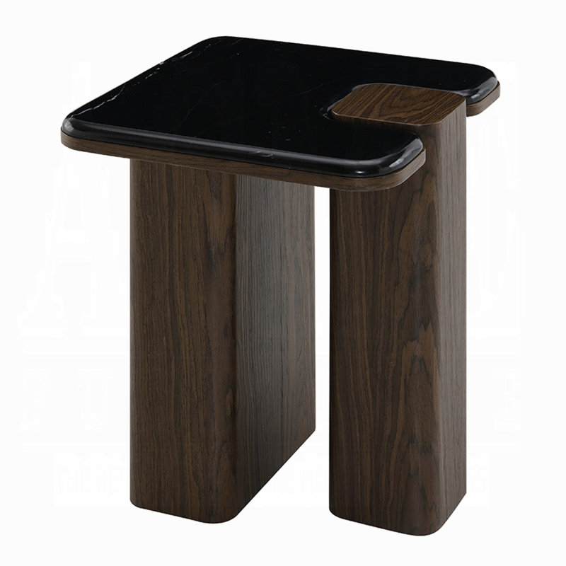 Table de bout Walshe avec marbre naturel