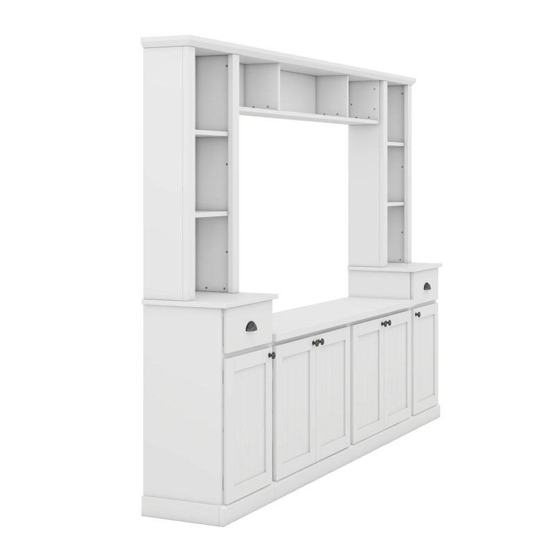Adnel Entertainment Center for TVs up to 75", White