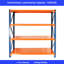 Étagère robuste pour garage - capacité de 4 400 lb, 4 niveaux, assemblage, atelier, unités de bureau, garage réglable, commercial, maison