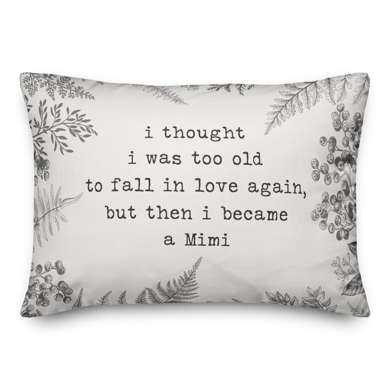  Coussin Too Old for Love Mimi, Pas de bourre