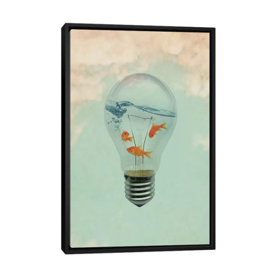 Ideas and Goldfish I 1 Piece Wall Art on Canvas