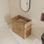 Base de meuble-lavabo simple 30 po avec tablette réglable