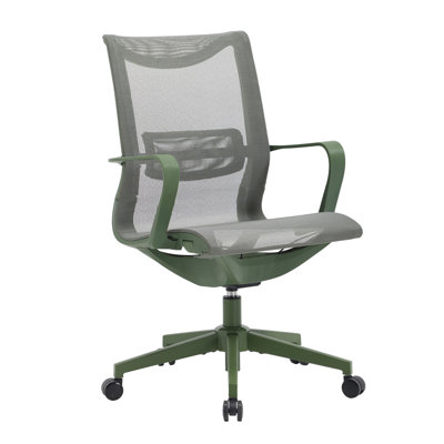 Ergonomic Swivel Mesh Home Office Chairs With Wheels, Adjustable Backrest, Seat Height, And Tilt Function