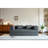 Corduroy Convertible Sleeper Bed, 4 - In 1 Design, Fixed Shape Frame, Cylindrical Pillow, Gray, Ideal For Small Living, Medium Soft Seat Bed With Pillow And Suitable Guest Rooms Living Areas,-1007502387