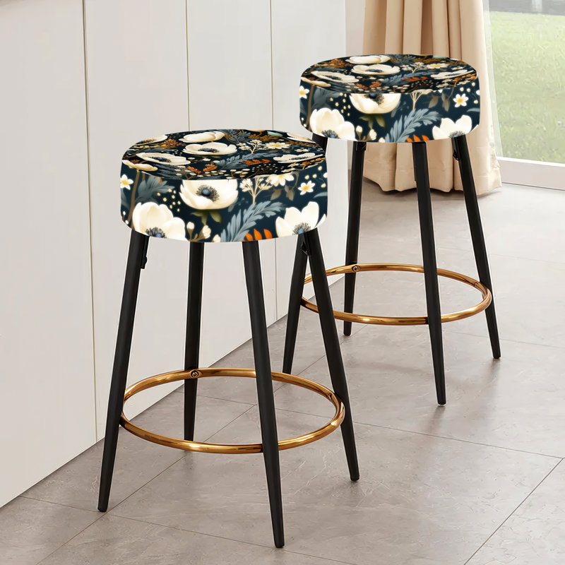 Ensemble de 2 tabourets de bar Vintage Classic