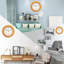 Horloge murale silencieuse 9 pouces-2109451675