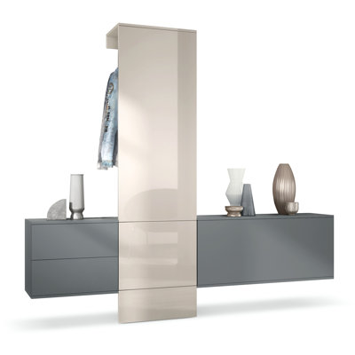 Chappa 209 cm W Hallway Set with Shoe Storage