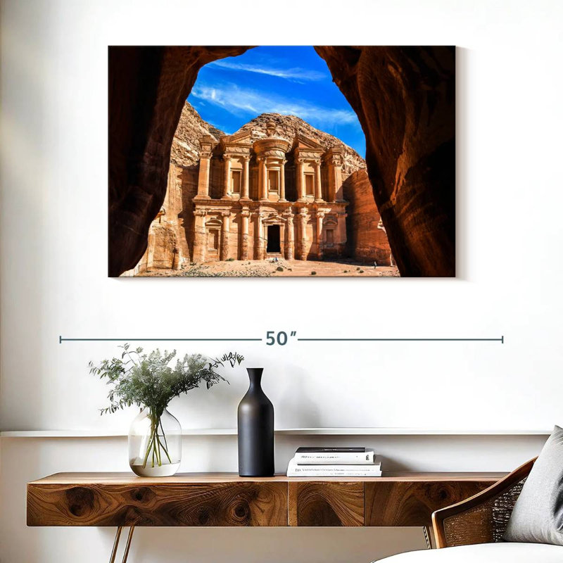 Kavia Ad-Deir à Petra, H 26 po x l 39 po
