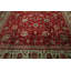 Tapis oriental rouge 100% laine noué à la main 10 x 14 po, couleur menthe
