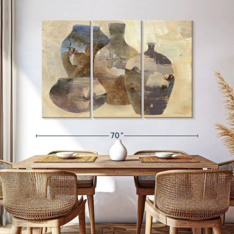 Senne Ceramic Still Life, 32" H x 50" W