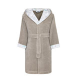 Raily 100% Cotton Terry Cloth Ankle Bathrobe with Hood for Kids