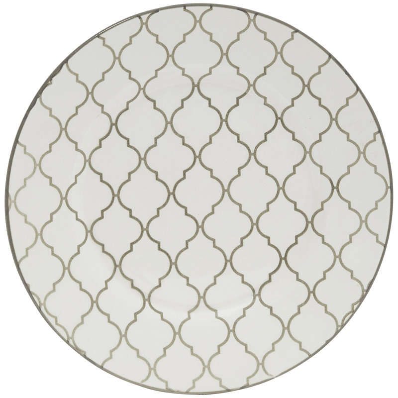 Moroccan Grey 16-Piece Ceramic Dinnerware Set for 4