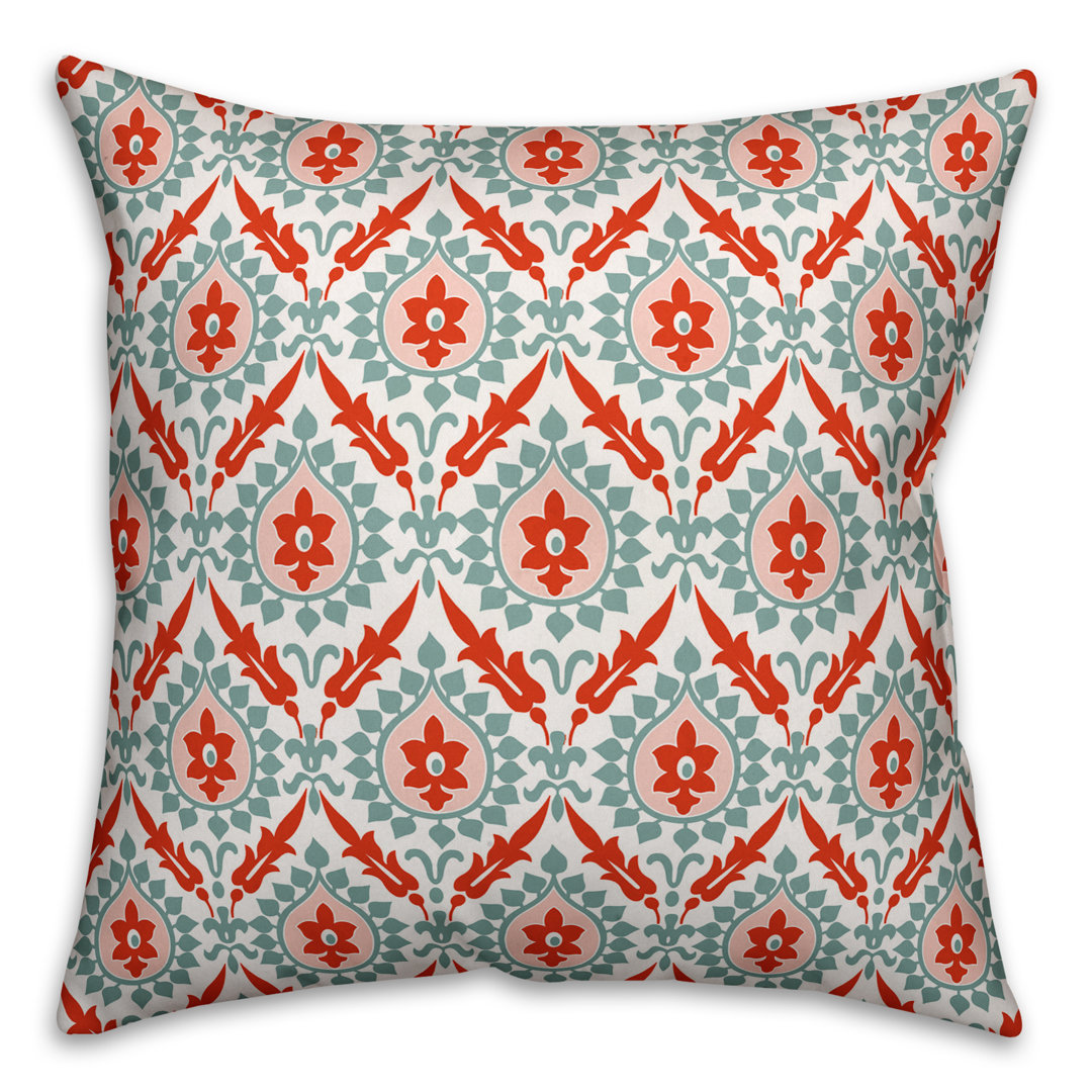 Ikat Sqaure Throw Pillow Designs Direct Creative Group 