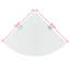 Brylee Glass Corner Shelf-33763860-33763855