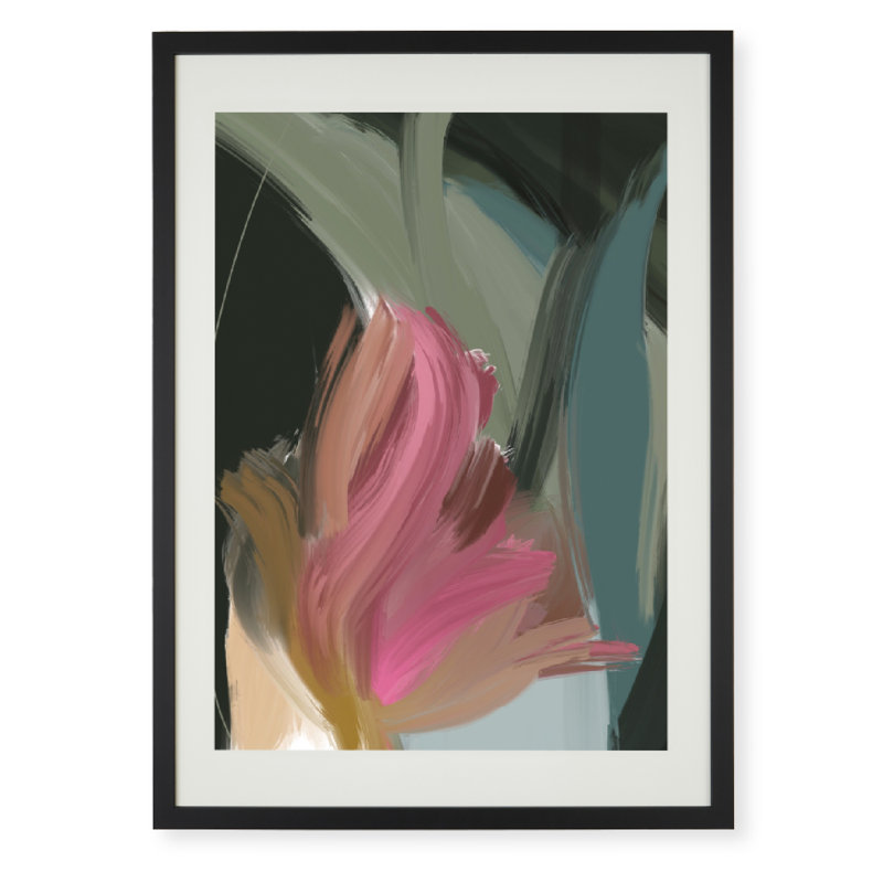 The Glen - Single Picture Frame Art Prints, Black, 56cm H x 41cm W x 2cm D