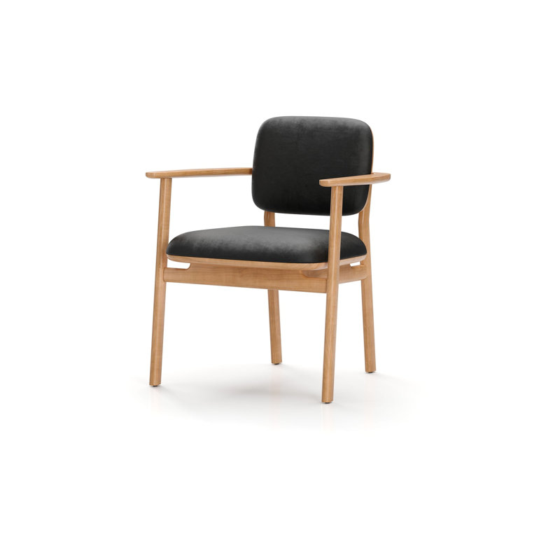 Fauteuil Marea, Chêne naturel, Noir Bellagio 2 7925