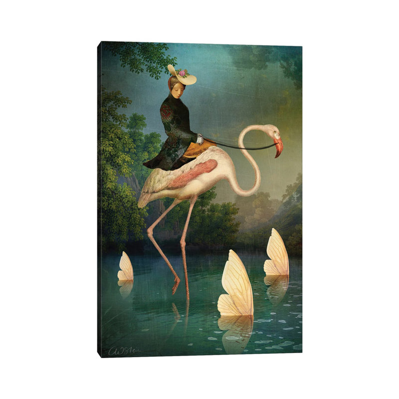 Le Passage, Catrin Welz-Stein par Catrin Welz-Stein - impression d'art graphique, H 48 po x l 32 po, Toile tendue, Sans cadre