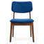 Chaise d'appoint rembourrée en bois massif Avra-954845857