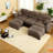 Compression Cozy Chenille Sectionals, Modern Modular U Shape For Home
