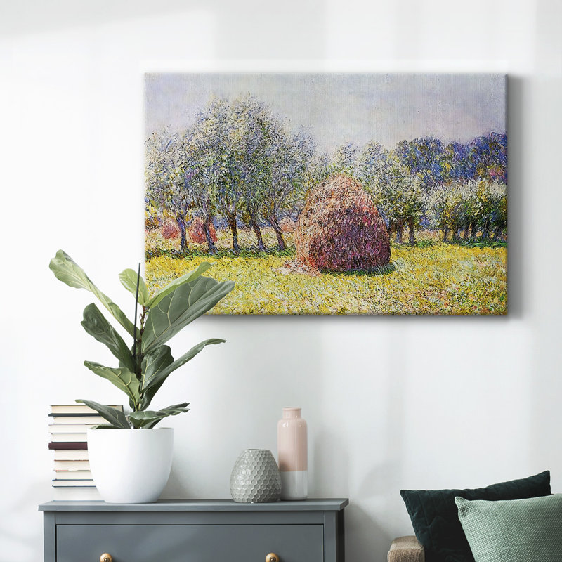 Haystack, 1865-Gallery Wrapped Canvas, 12" H x 18" W