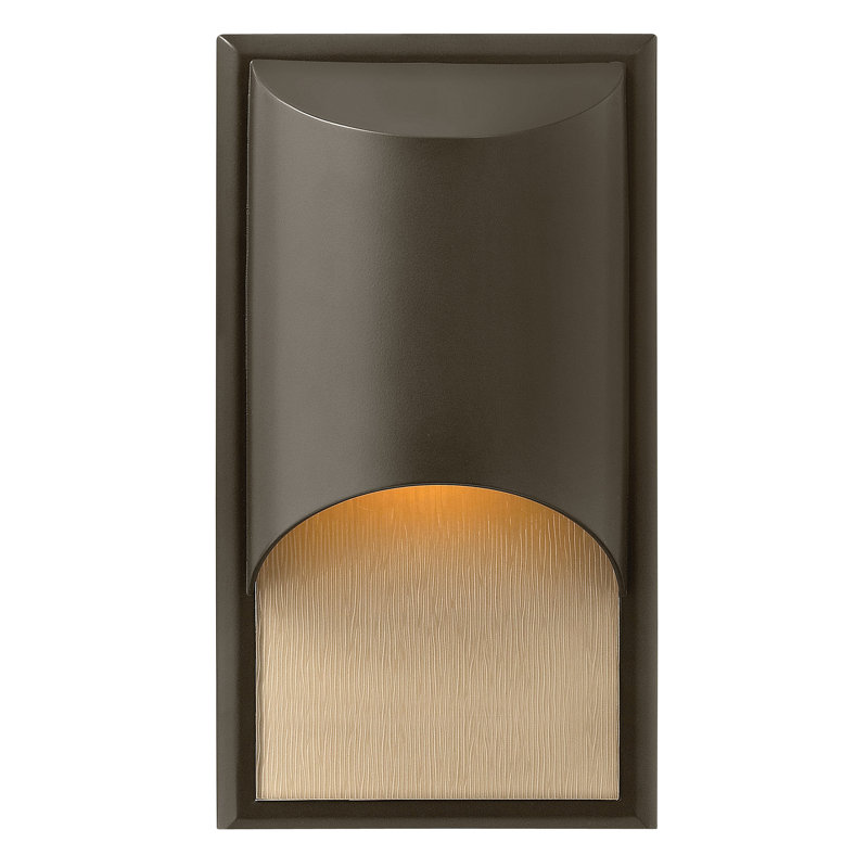 Cascade Outdoor Flush Mount, Medium, Bronze, Incandescent