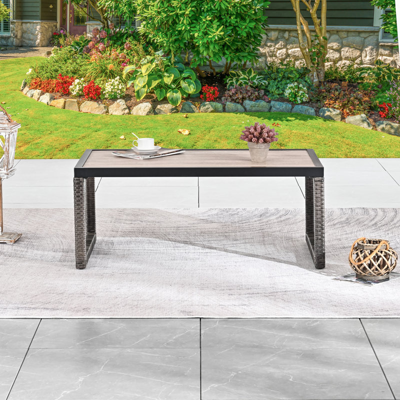 Adelena Rectangular Outdoor Coffee Table , 42.5 " W 24.8 " D