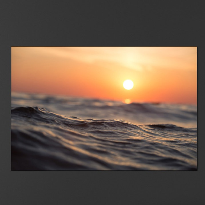 Wrapped Canvas Print on Wood