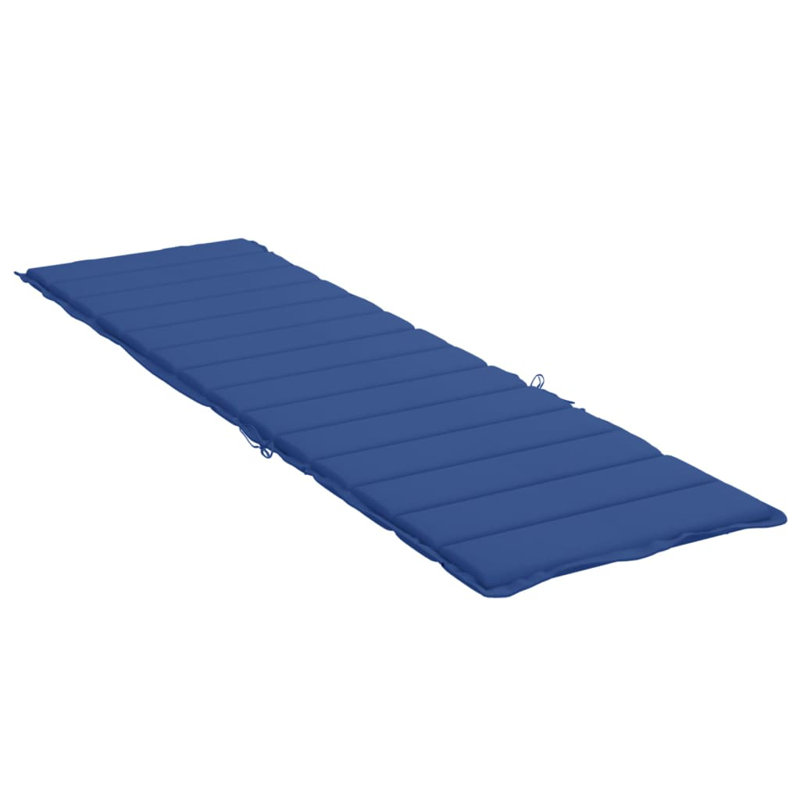 Coussin de siège / dossier d'extérieur, Bleu royal, H 1,6 po x L 78,7 po x l 27,6 po