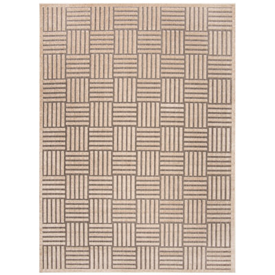 Tapis performance à carreaux Zaniyah
