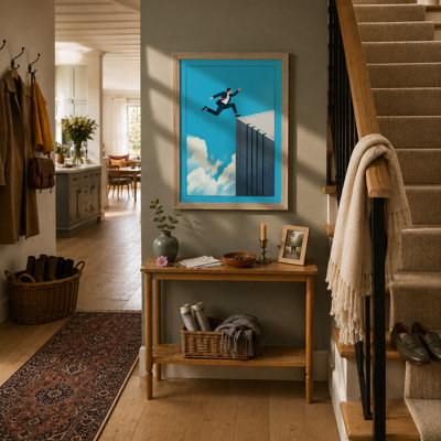 Leap of Faith Modern - Framed Print