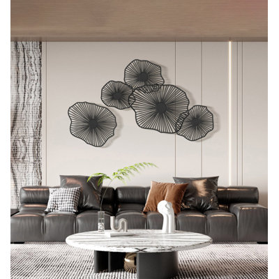 Décoration murale de luxe française en fer forgé