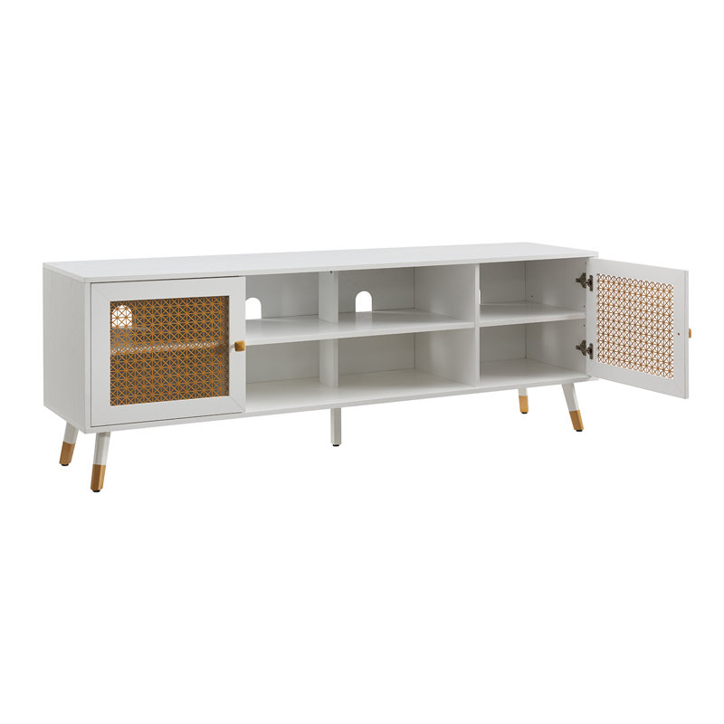 Hedva TV Stand for TVs up to 70", White