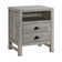 Windsor 2-Drawer Wood Nightstand for Kids Bedroom - Rustic Painted Finish, Metal Glides, Open Shelf Storage, Pine Wood Construction, 22 in. W x 17 in. D x 25 in. H, Distressed Look