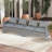 Lella 4 - Person Patio Conversation Set with Cushions-57245449-57245448