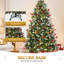 Arbre de Noël artificiel enneigé 6 pi avec pommes de pin et baies-1386958994