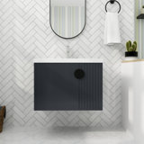 Meuble-lavabo flottant avec porte à fermeture en douceur 24 po / 28 po