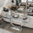 Luxury Console Table With Metal U Base And Gloss Texture Top-1581396829