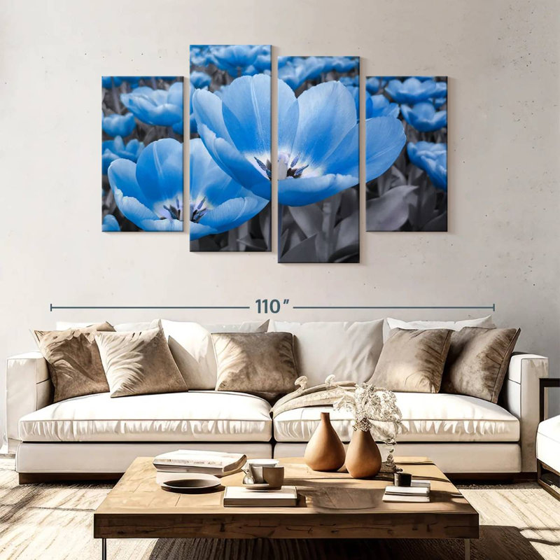 Tulipes bleues vives Harnek