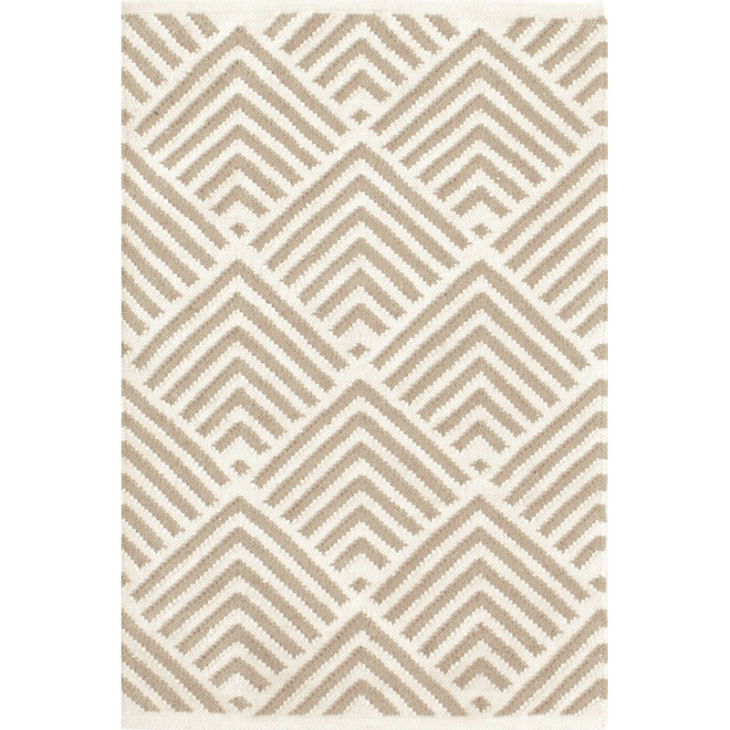 Cleo Cement Handwoven Indoor/Outdoor Rug, Rectangle 5' x 8'
